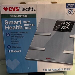 Smart Health Body Analysis Scale - Silver‎